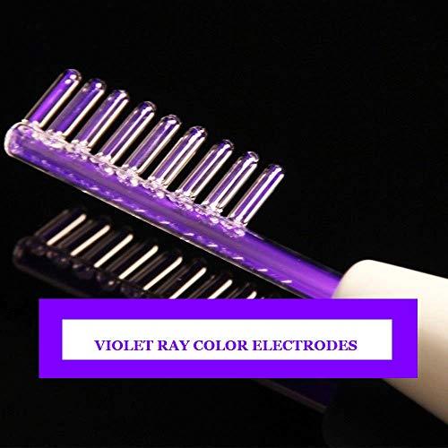 Korona High Frequency machine American plug D"Arsonval Violet ray 4 electrodes violet color shin hair care (110V)
