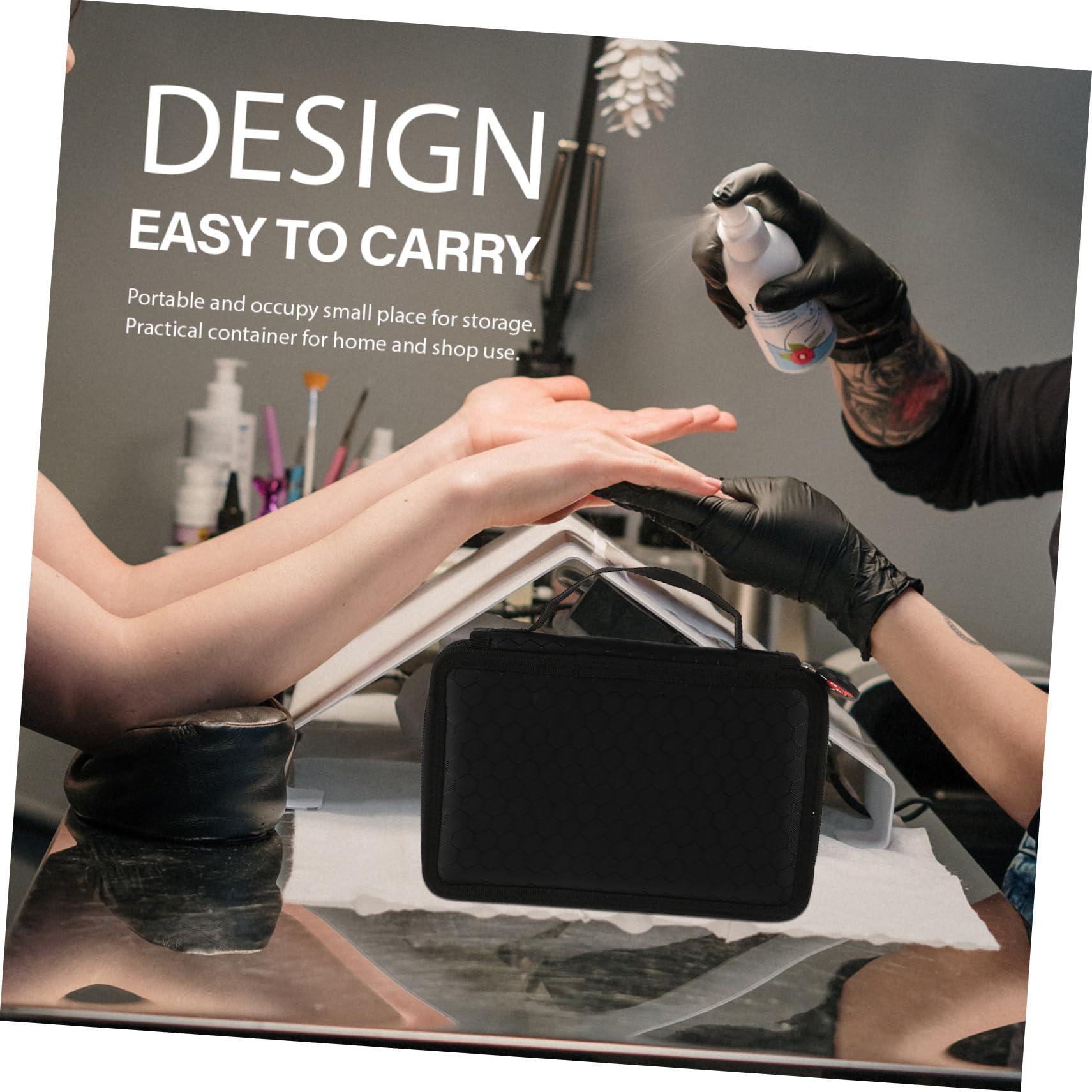 Mikinona Mikinona Nail Brush Organizer Manicure Tool Case Travel Bag Nail Art Brush Pouch Brush Holder for Manicure Storage Pouch for Nail Pen Holder