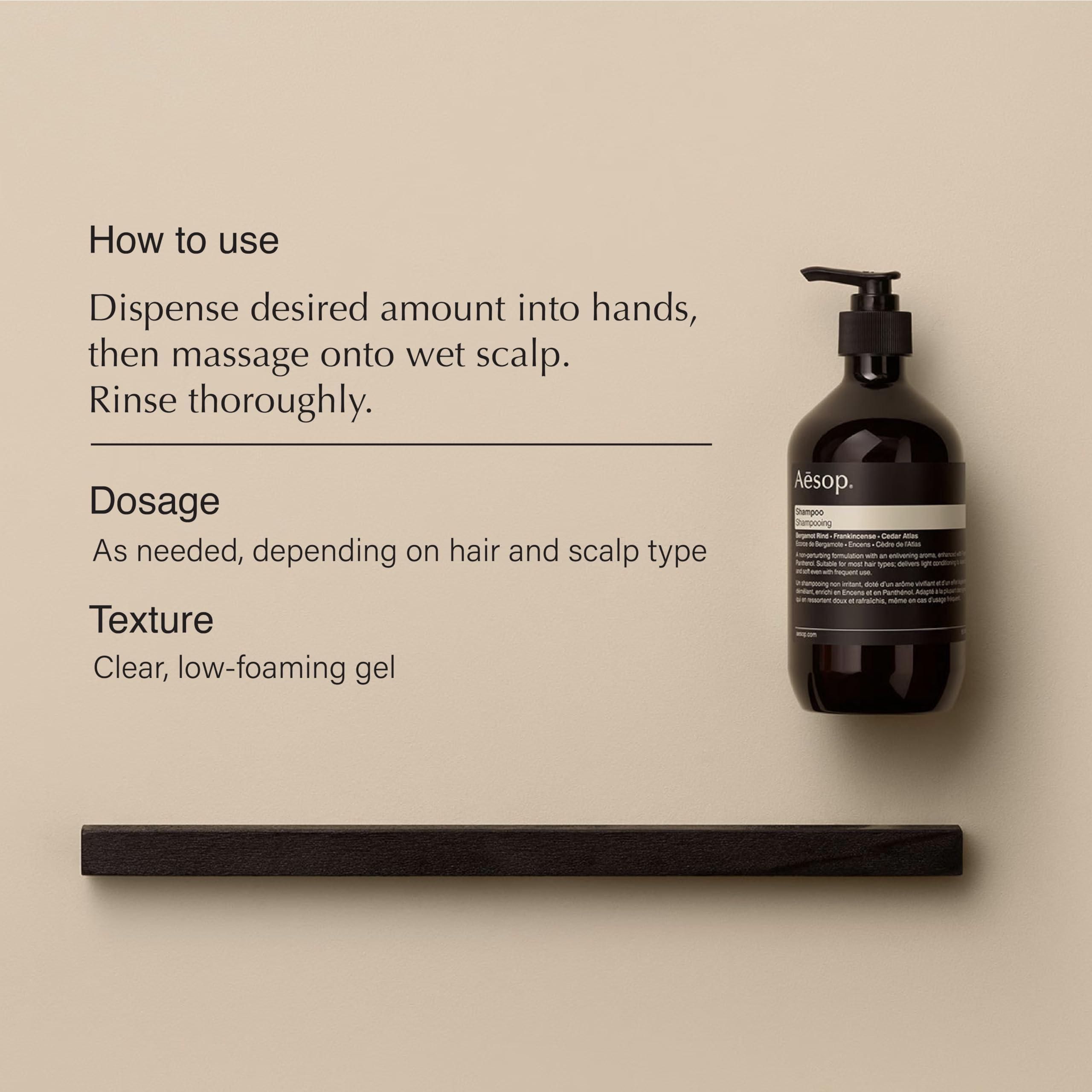 Aesop Aesop Shampoo - Enlivening Shampoo For Soft, Shiny, Fragrant Hair - With Frankincense and Panthenol - 16.9 oz