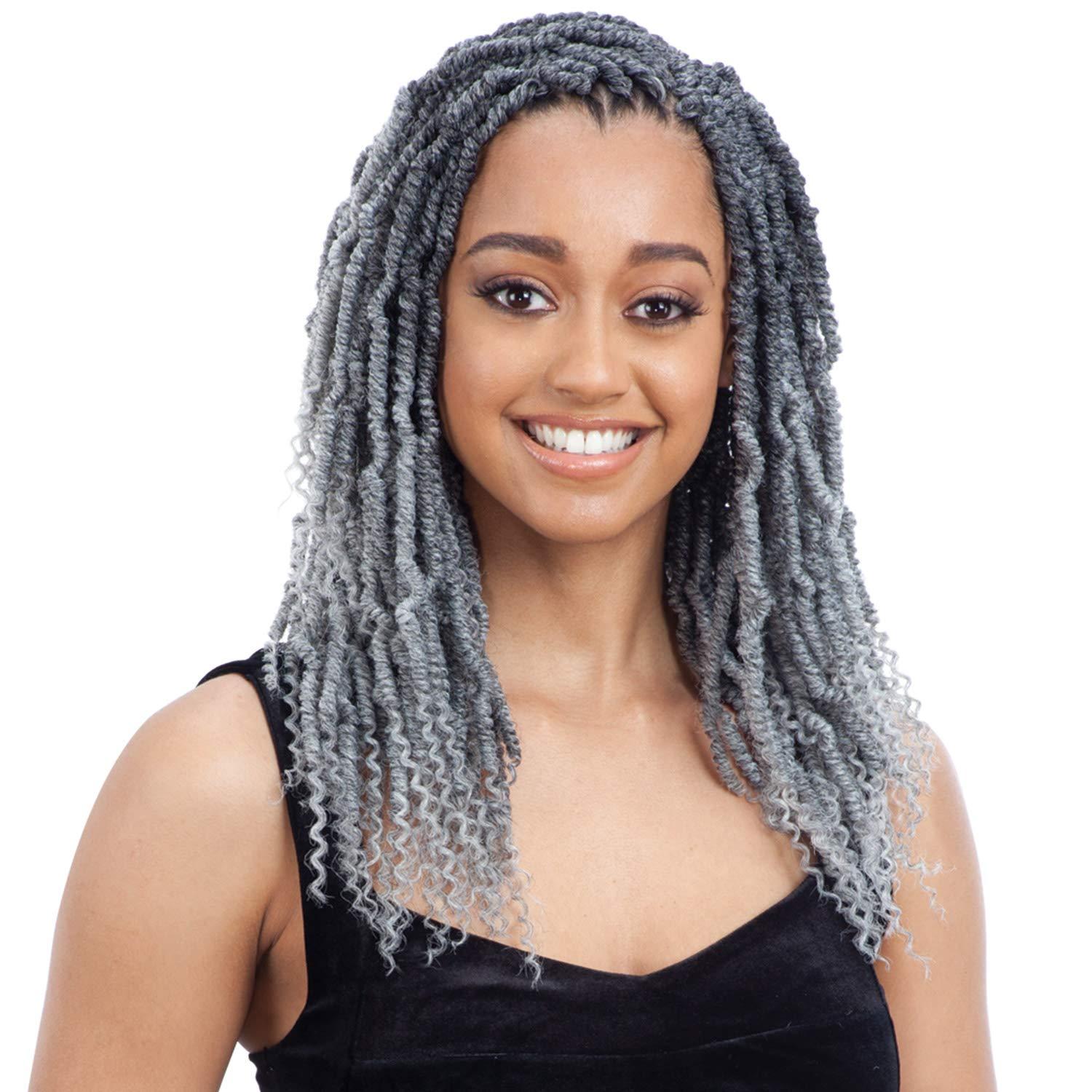 Glance MULTI PACK DEALS! Model Model Synthetic Hair Crochet Braids Glance 2X Bomb Twist 14\" (1-PACK, 613)
