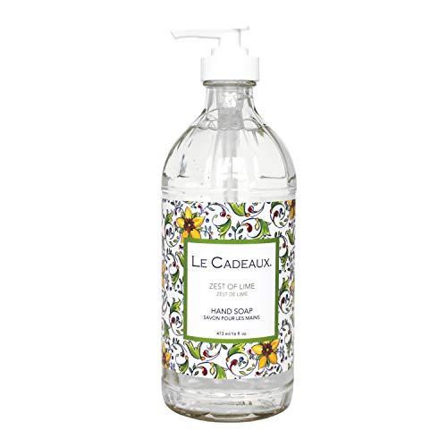 Le Cadeaux Le Cadeaux Luxury Hand Wash and Coordinating Tea Towel Set, Zest of Lime