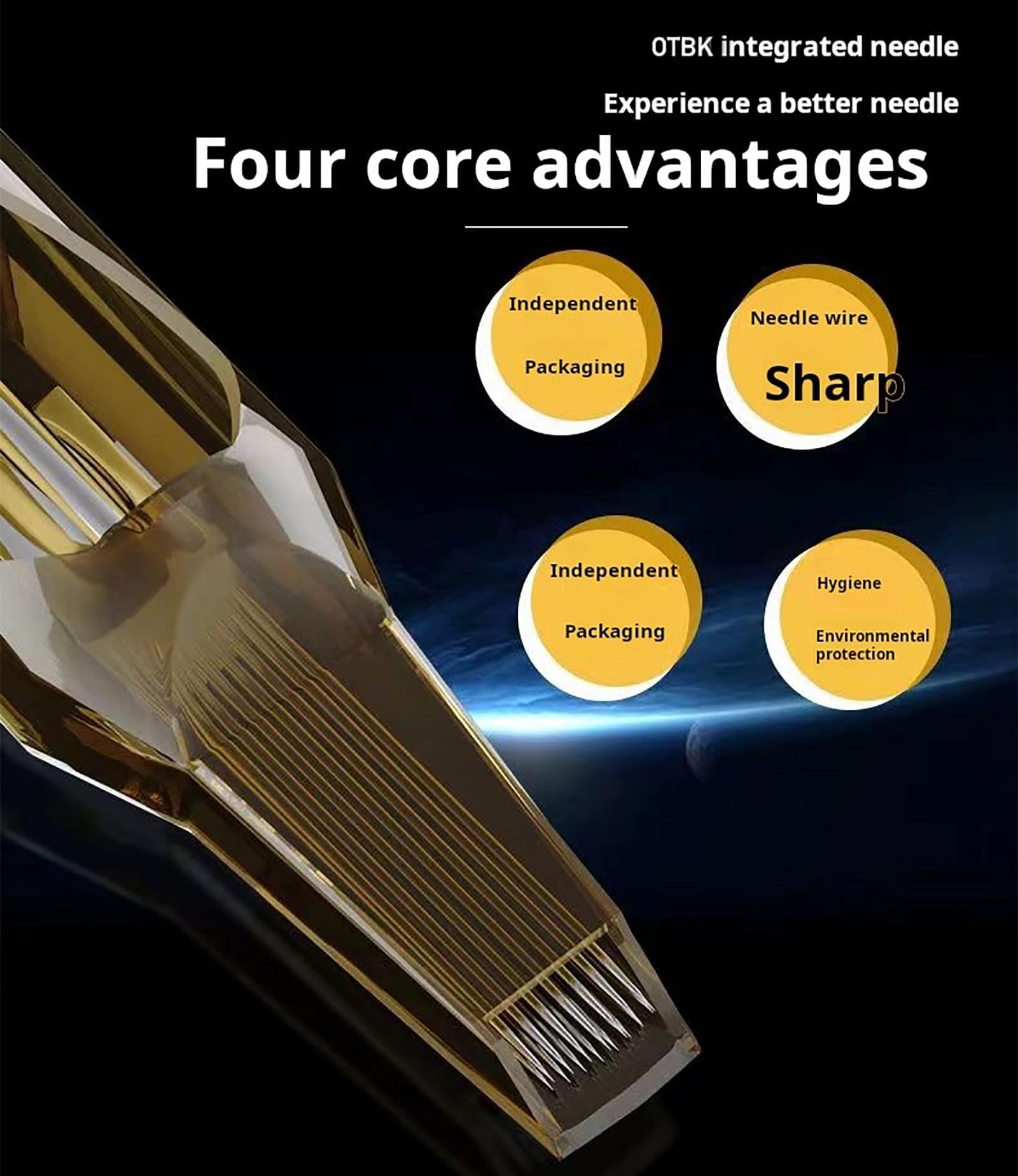 OTBK Tattoo Cartridge Needles20pcs,7RL Tattoo Cartridges Professional Disposable Tattoo Needle Cartridge Sterilized Tattoo Needles Safe Cartridge Needles1207RL