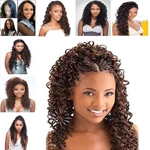 Ustar Yaki Bulk Braiding Hair, Human Hair Quality, Braids Hair Extensions for Twists, Length 18, Medium Auburn 2 Pack Deal