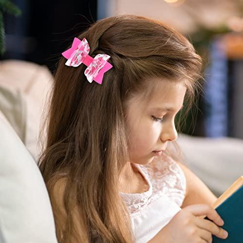 melyde Summer Hair Clips Waterproof PVC Hair Bow Clips Cute Pool Swim Hair Accessories for Kids Girls Children