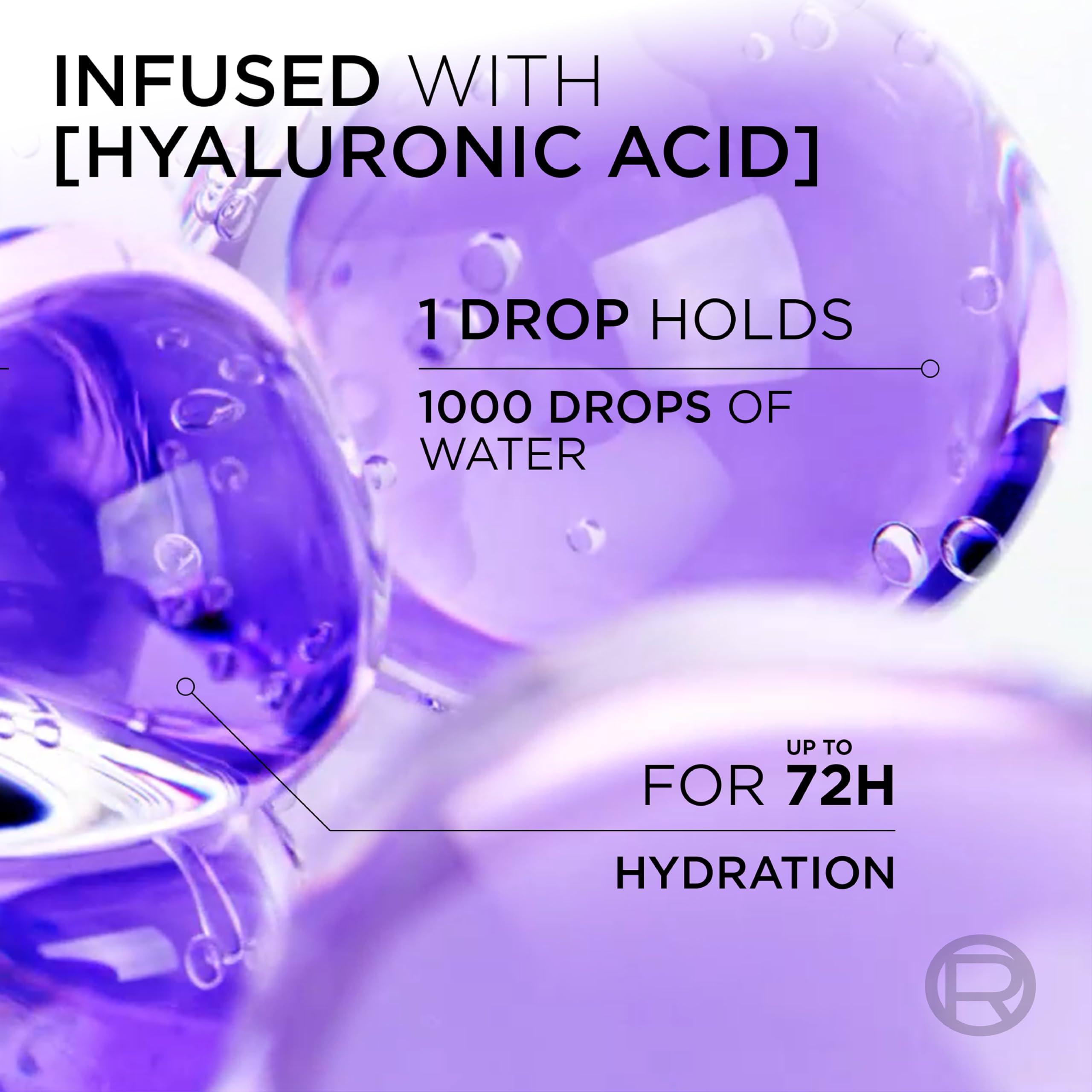 LOreal Paris L'Oreal Paris Elvive Hyaluron Plump Hydrating Shampoo for Dehydrated, Dry Hair Infused with Hyaluronic Acid Care Complex, Paraben-Free, 12.6 Fl Oz