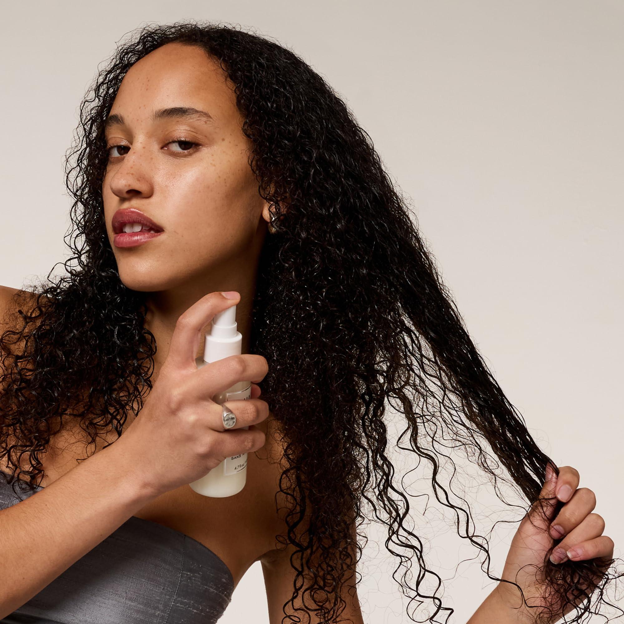 OUAI Haircare OUAI Leave In Conditioner & Heat Protectant Spray - Prime Hair for Style, Smooth Flyaways, Add Shine and Use as Detangling Spray - No Parabens, Sulfates or Phthalates (1.5 oz)