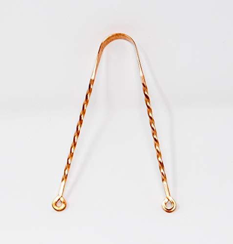 Wonder Care Wonder Care – Copper Tongue Cleaner Couples Pack | Copper Twister Cleaner | Tongue Cleaner Scraper for Adult | Ayurvedic Combo Pack Tongue Cleaner Scraper