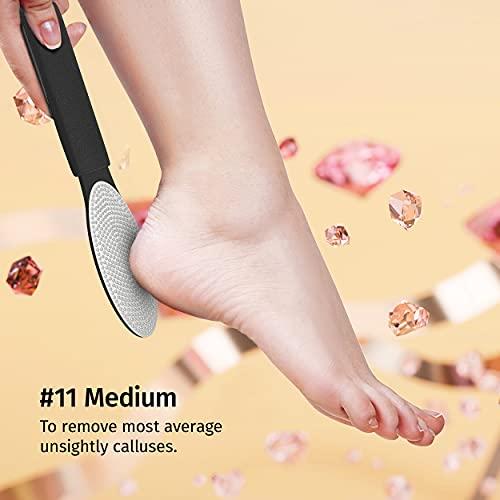 Diamancel Diamancel Luxury Diamond Foot Buffer - #11 Medium Grit Rasp – For Average Calluses, Rough Skin & Regular Maintenance