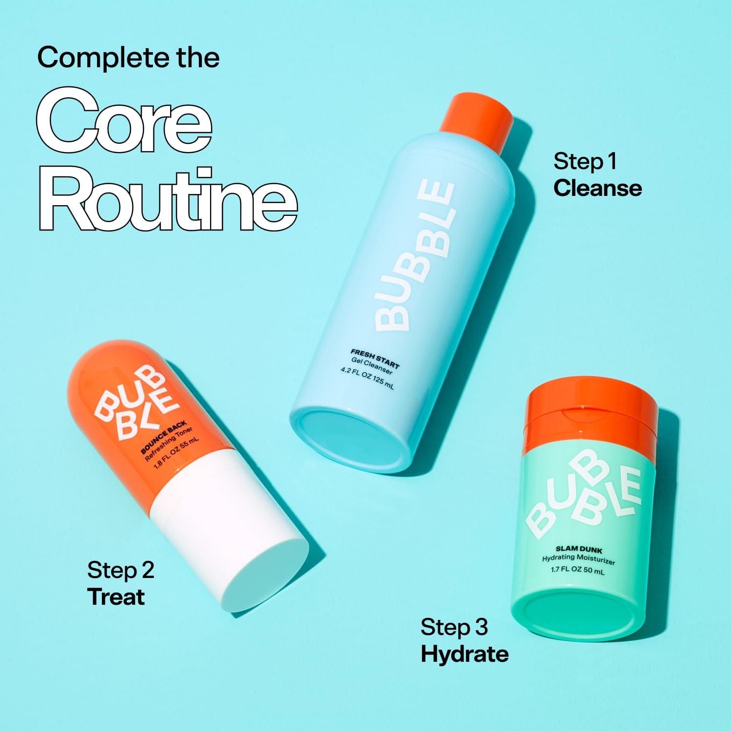 Bubble Skincare Bubble Skincare Fresh Start Gel Cleanser - Gentle Exfoliating Face Wash for Oily Skin - Formulated with Aloe Vera Juice + Caffeine to Protect and Soothe Complexion (125mL)