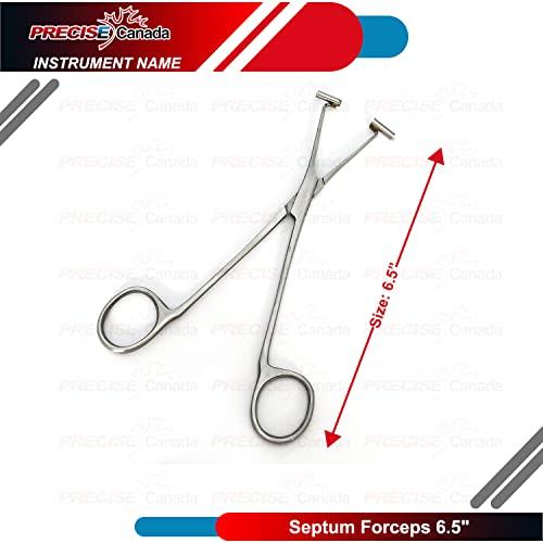 PRECISE CANADA PRECISE CANADA Septum Forceps 6.5" Piercing Body Clamps Pliers Tool