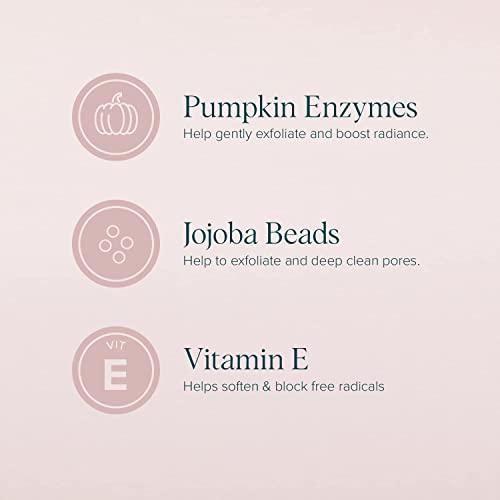 DRMTLGY DRMTLGY Pumpkin Enzyme Face Mask with Jojoba Beads. Gentle Exfoliating Pumpkin Facial Mask for Dullness, Uneven Skin Tone, Fine Lines and Wrinkles.