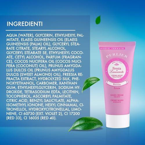 Perlier Perlier Crema Mani Fresia di Lanzarote, Hand Cream Velvety 100 ml, 3.3 Fl Oz made in Italy [italian import]
