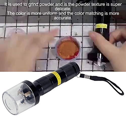 HURRISE HURRISE Electric Makeup Grinder, Mini Lipstick Eye Shadow Pulverizer, Automatic Joint Roller Beer Brewing Grain Mills Tray Tool,Light For Grain Mill Weight, Easy To Operate