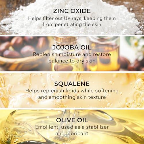 COSMEDIX COSMEDIX Hydrate Plus Sunscreen with Broad Spectrum SPF 17 - Moisturizing Face & Body Sun Screen for Travel & Daily Skin Care - Sunblock for Skin Elasticity, Dewy & Radiant Glow, No White Cast