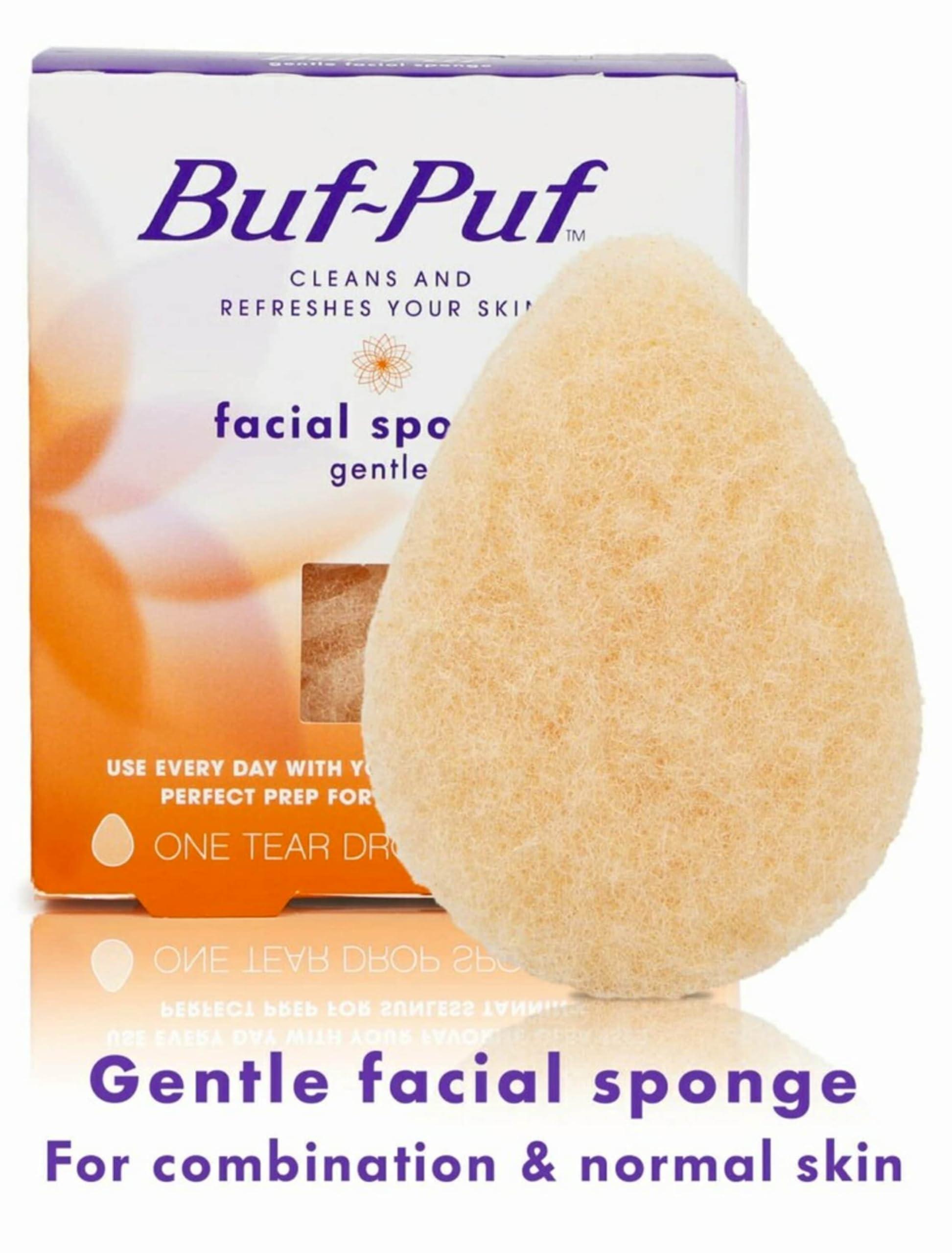 Buf-Puf Buf-Puf Reusable All-Purpose Facial Sponge, Gentle (Pack of 6)