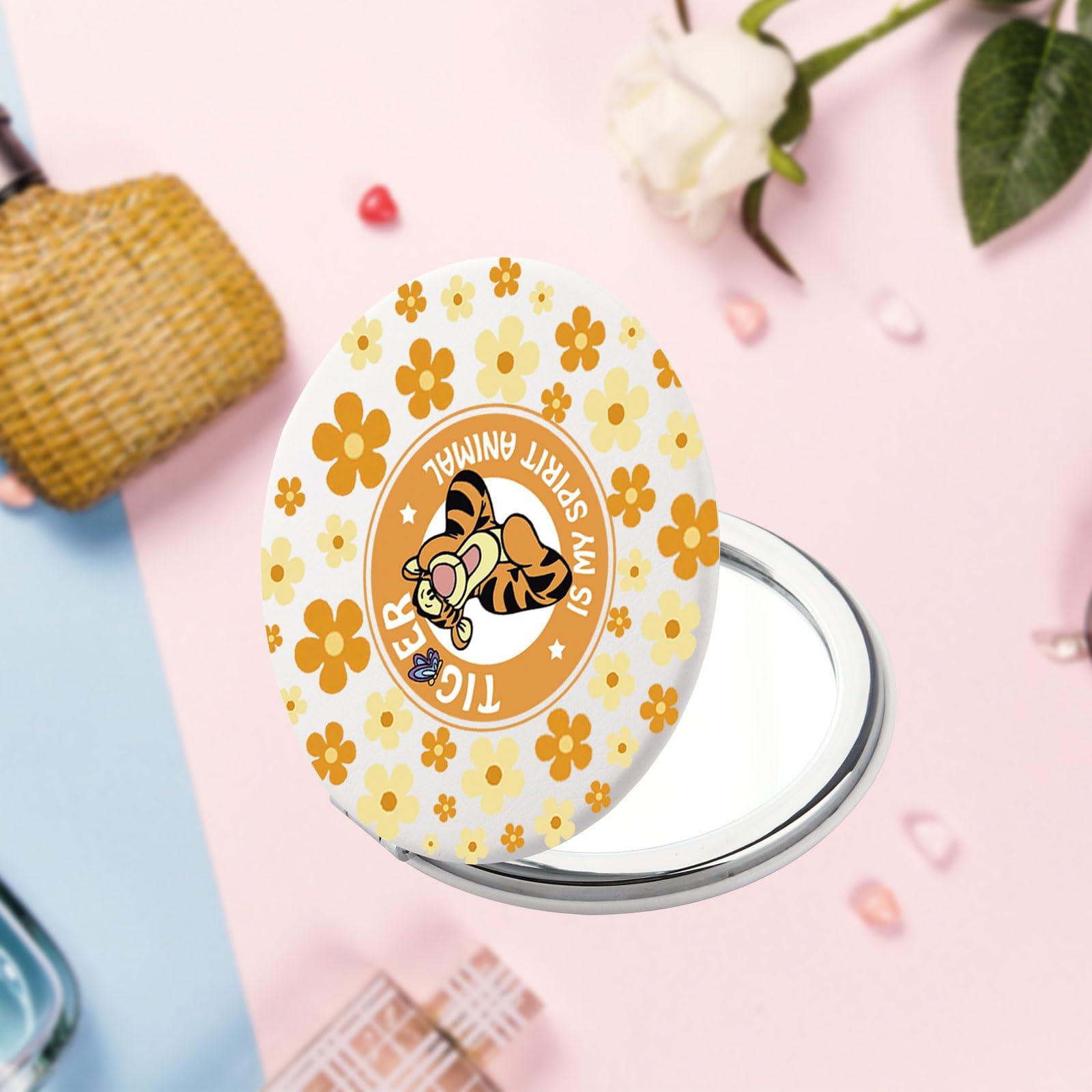 SEIRAA SEIRAA Tigger Pocket Mirror Tigger Gifts Tigger Compact Mirror Tigger is My Spirit Animal Tigger Merchandise (Tiger)