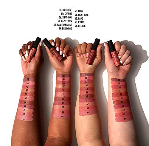 NYX PROFESSIONAL MAKEUP NYX PROFESSIONAL MAKEUP Soft Matte Lip Cream, Lightweight Liquid Lipstick - Beijing (Light Dusty Rose)