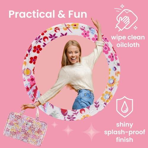 Cath Kidston Cath Kidston Wash Bag | Large Toiletry Bag | Cosmetic Bag | Makeup Organiser | Travel Wash Bag | Two Parts Skin Care Bag | Affinity Print