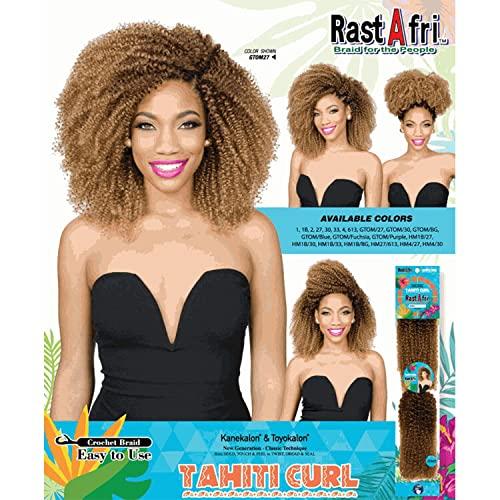 Rastafri Rastafri Tahiti Curl Crochet Hair (1B)