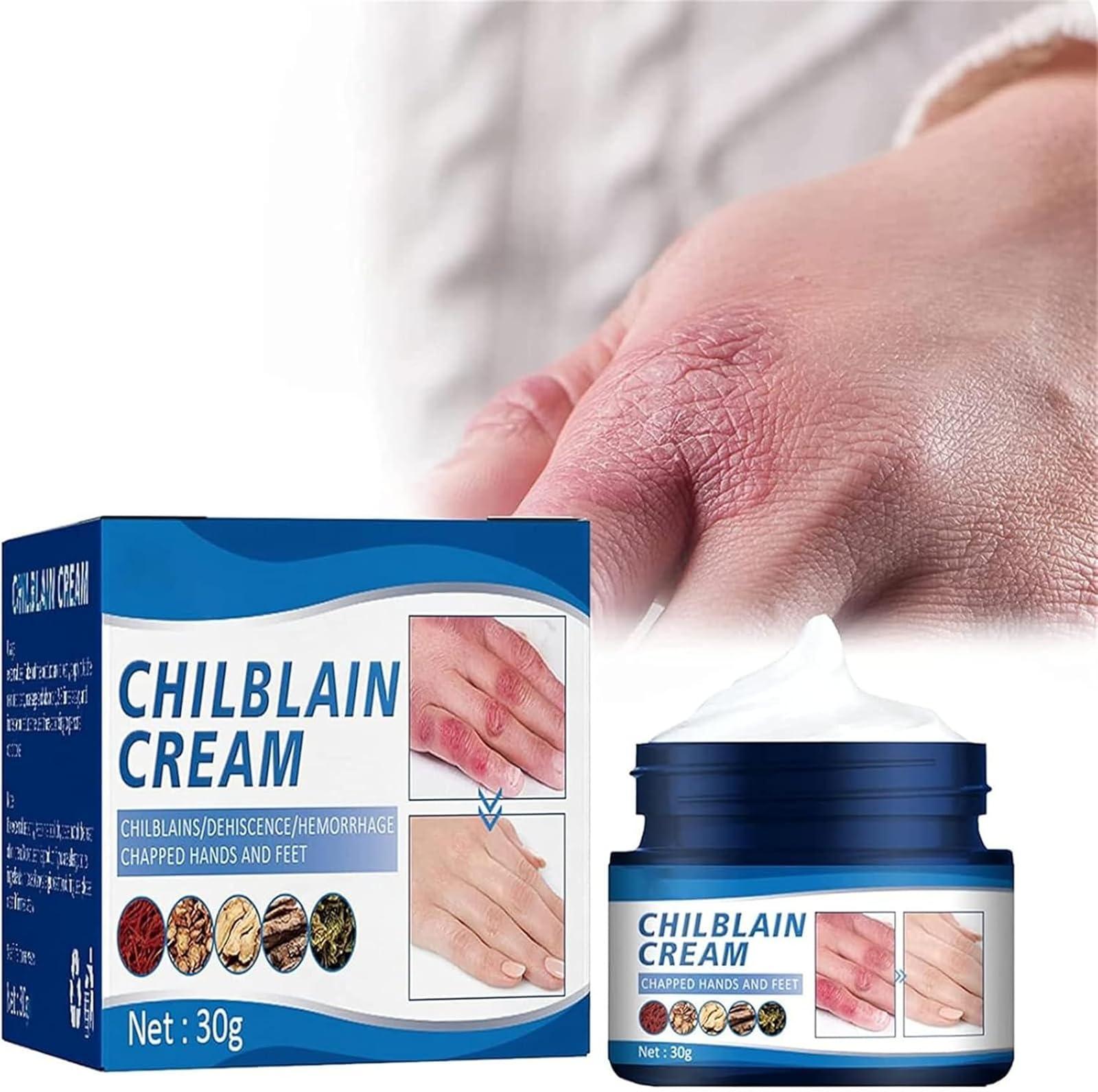 DRXVE DRXVE Chilblain Cream, Anti-cracking Frostbite Moisturiser Deep Nourishing, Anti Crack & Hand Foot Cream, Foot Repair Cream, for Dry Cracked Heels Callus Remover (2 Pc)