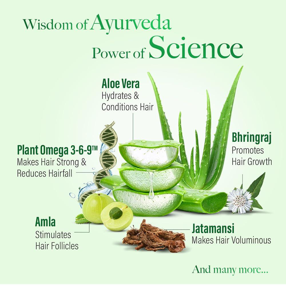 KESH KING KESH KING Anti Hairfall Shampoo | with 21 Ayurvedic Herbs & Aloe Vera | Provides Healthy Nourished Scalp | for Shiny & Smooth Hairs | 33.81. Fl Oz/1000ml