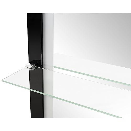 Dir Dir Salon Mirror Hair Salon Styling Wall Mount Salon Station Luna in Black