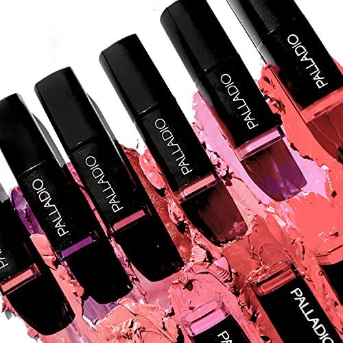 Palladio Palladio Herbal Matte Lipstick, Bella Pink, Creamy and Full Coverage Long Lasting Matte Lipstick