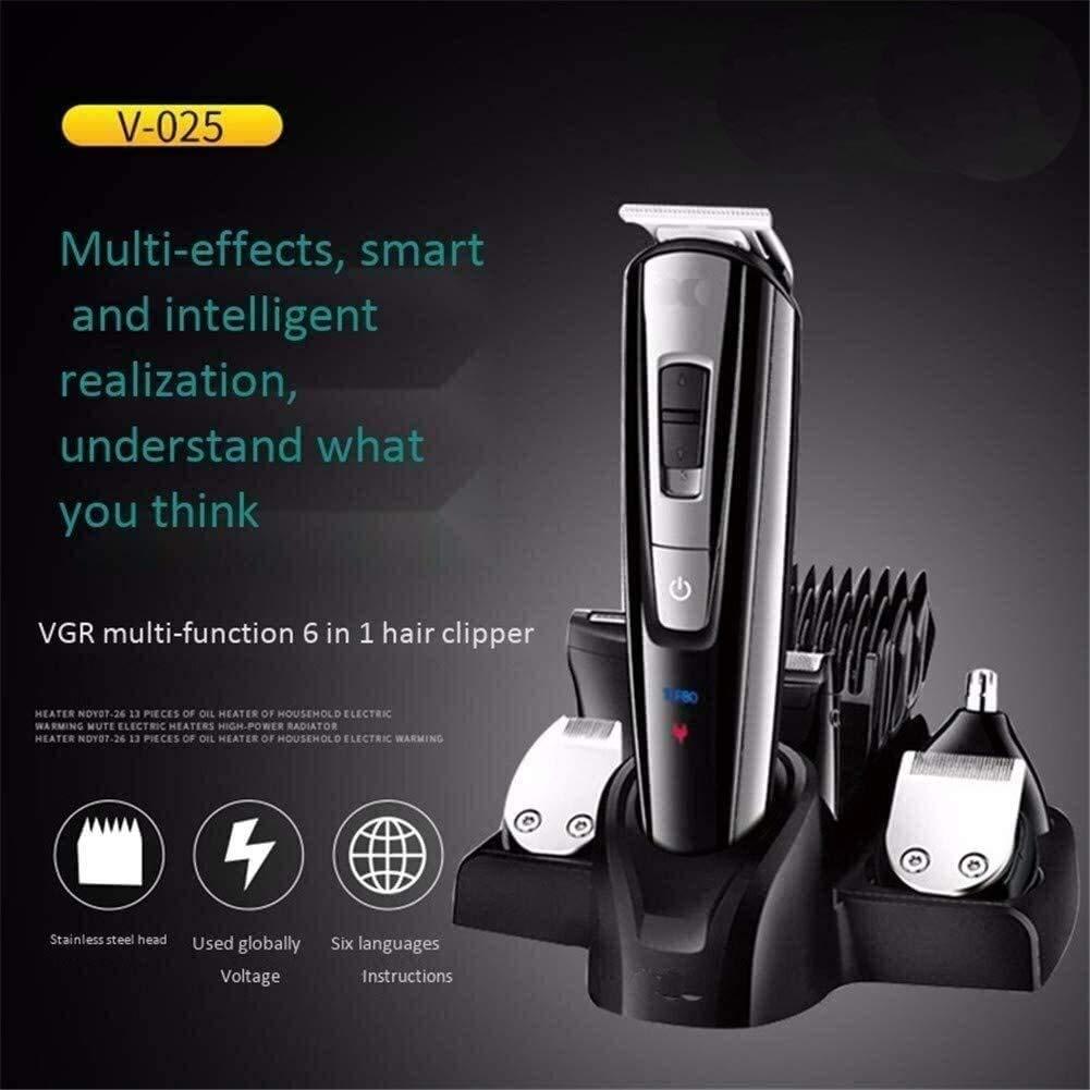 SKipdr Easy hair clipper Professional Hair Clippers cordless Haircut Hair Trimmer Adult Hair Cutting Machine Styling Hair Clipper, Electric Clipper, 6in1 Multifunctional Rechargeable Electric Razor Razor Nos