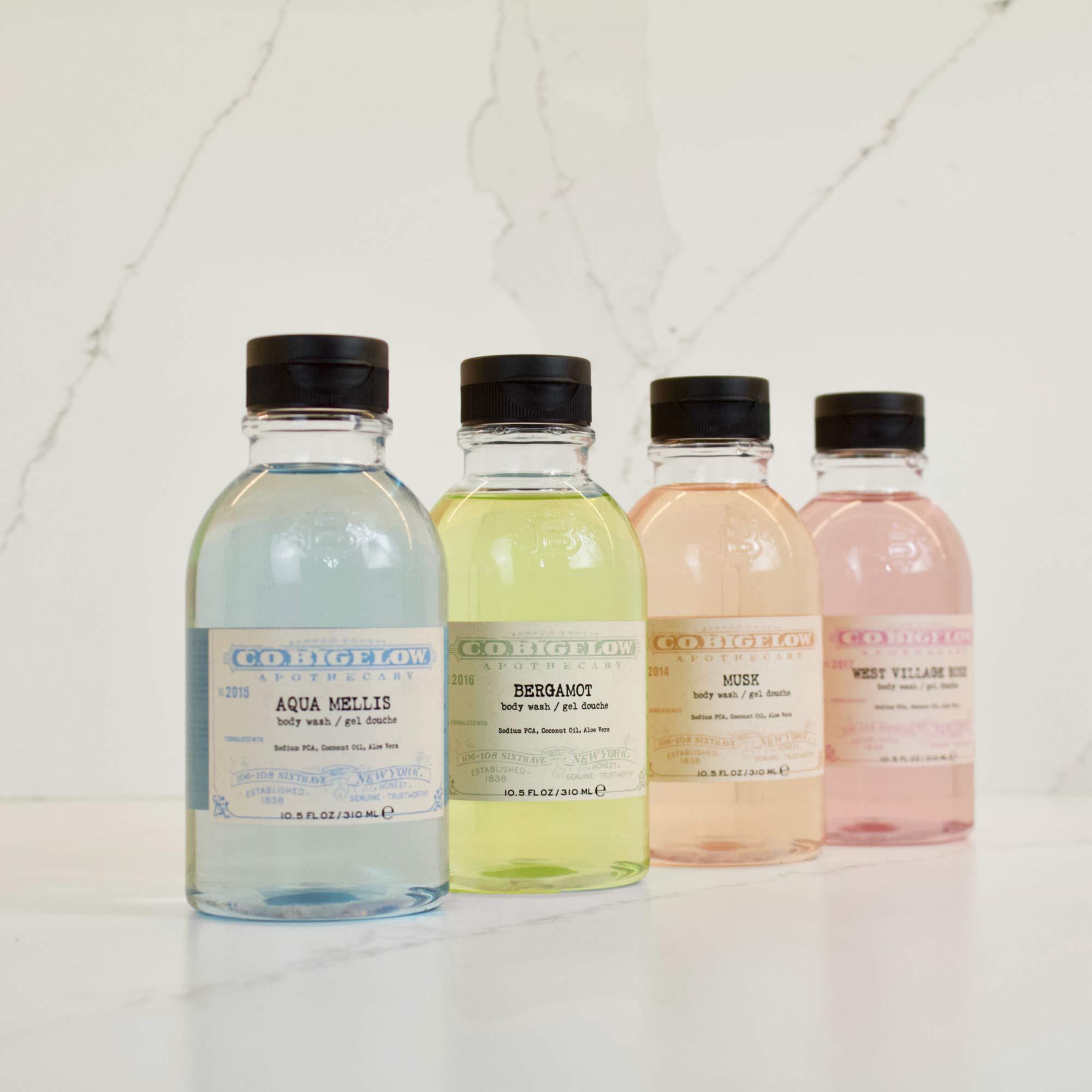 C. O. Bigelow C.O. Bigelow Iconic Collection West Village Rose Body Wash, with Sodium PCA, Coconut Oil, Aloe Vera, 10.5 fl oz