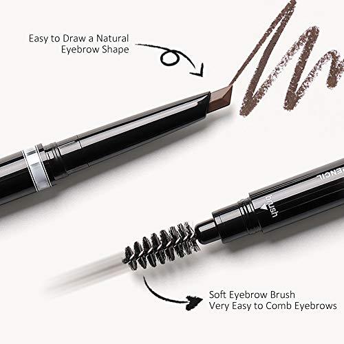 FARI FARI Eyebrow Pencil with Brush Long Lasting Drawing Eye Brow Soft Textured Natural Daily Eyebrow Makeup (Light Brown #02)