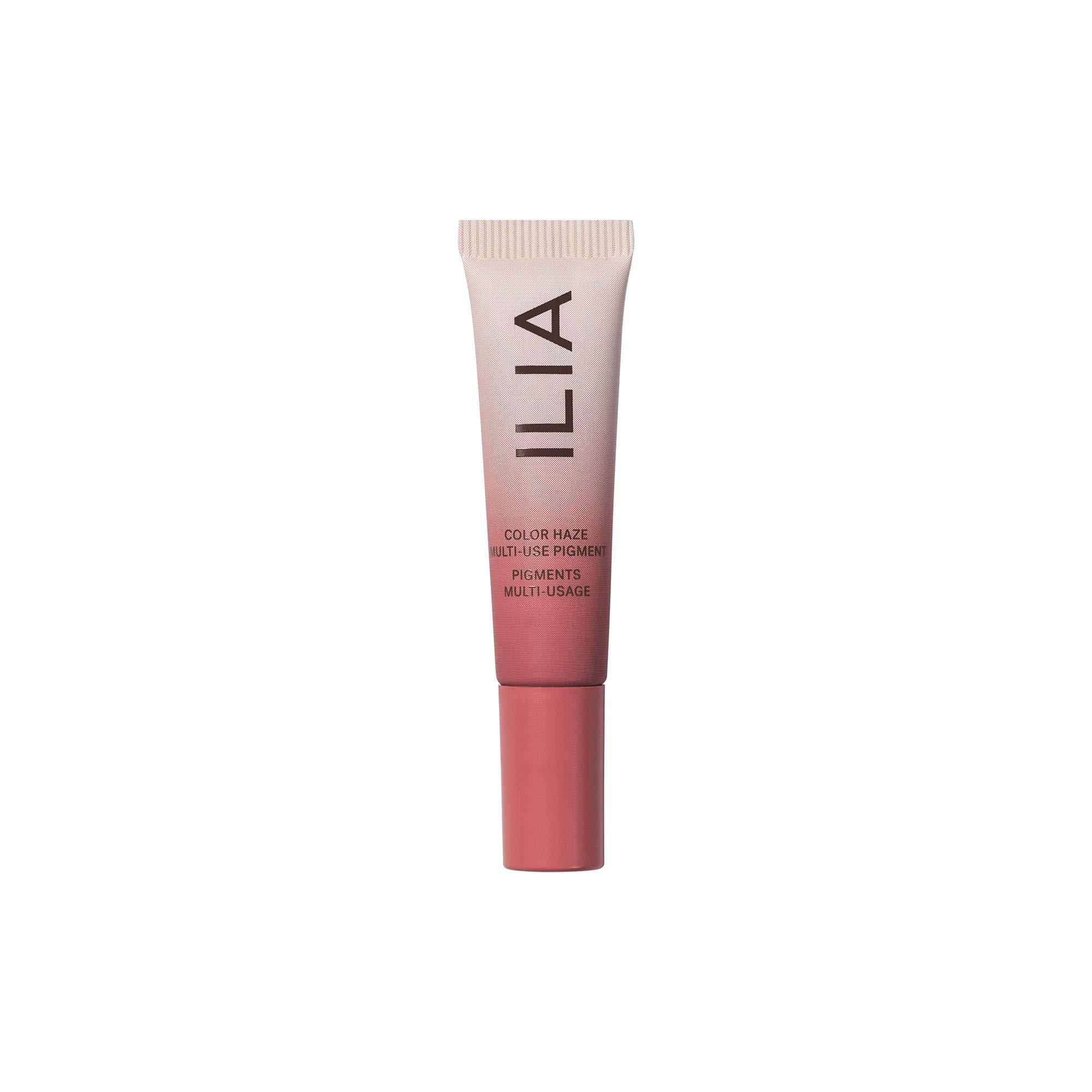 ILIA ILIA - Color Haze Multi-Use Matte Pigment | Non-Toxic, Vegan, Cruelty-Free, Nourishing Cream Blush + Lip Color In One (Temptation Soft, 0.23 fl oz | 7 ml)
