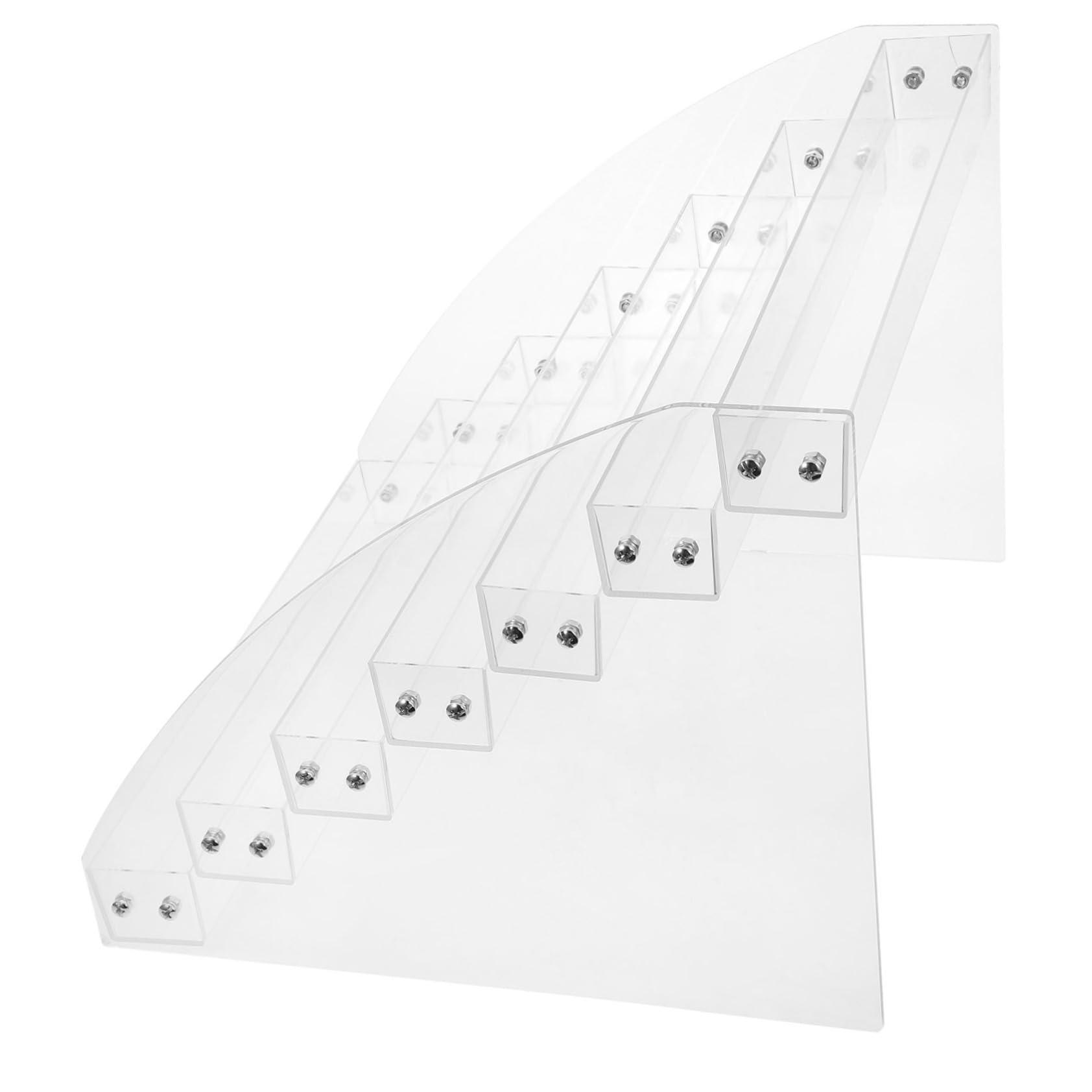 OHPHCALL OHPHCALL Lipstick Nail Polish Display Rack Acrylic 7-Layer Storage Modern Makeup Organizer