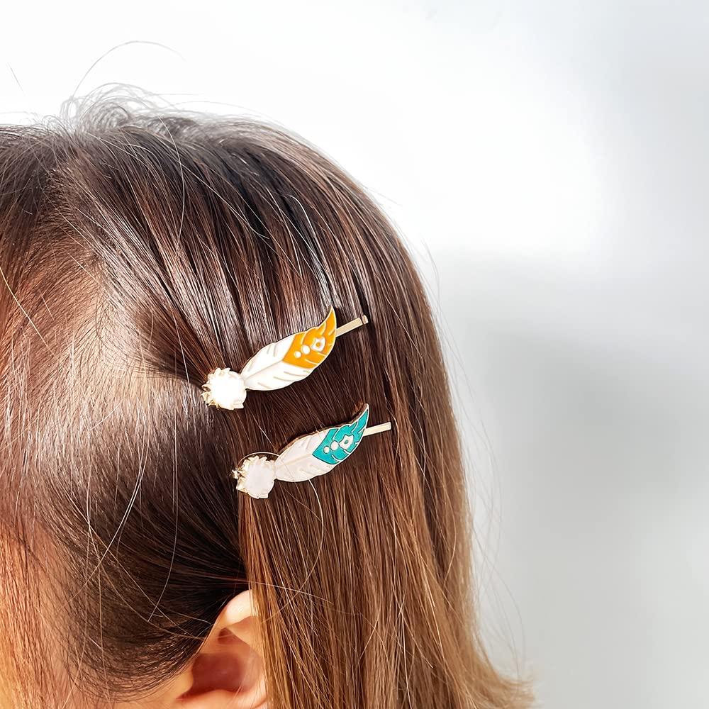 Xingqiu Xingqiu Xiangling Hairpin Eula Hair Clips Genshin Impact Hairclips for Women Girls Headwear Styling Tools Gifts