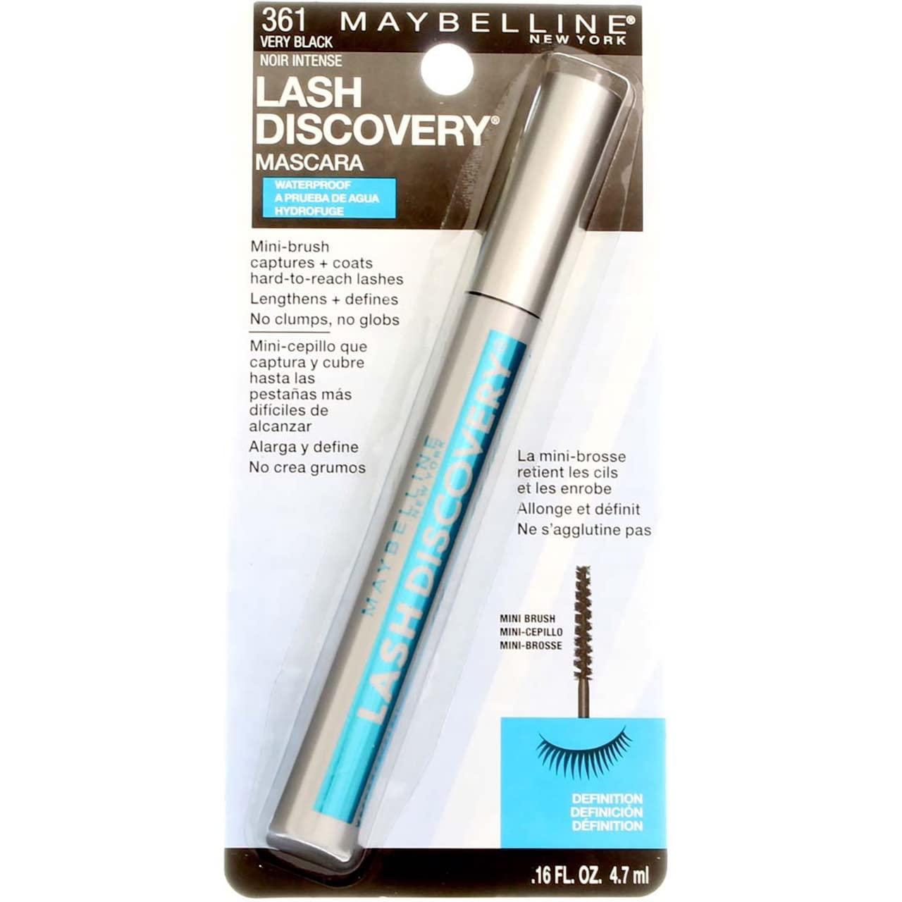 Maybelline New York Maybelline Lash Discovery Waterproof Mini Brush Mascara - Very Black - 2 Pack
