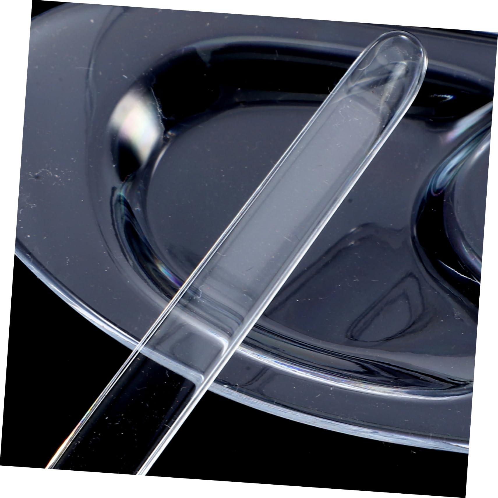 Healeved Healeved 1 Set Palette Foundation Blending Tray Makeup Plate Makeup Mixing Tray for Foundation Blending Plate Foundation Palette Foundation Plate Makeup Mixing Palette Makeup Tool, 12.00X6.00X1.00CM