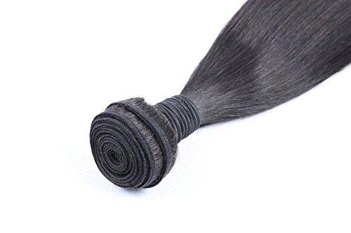 Quercy Quercy Hair® 1 Pack Raw Virgin Remy Silky Straight Weave Style Peruvian Best Human Hair Weave 8inch