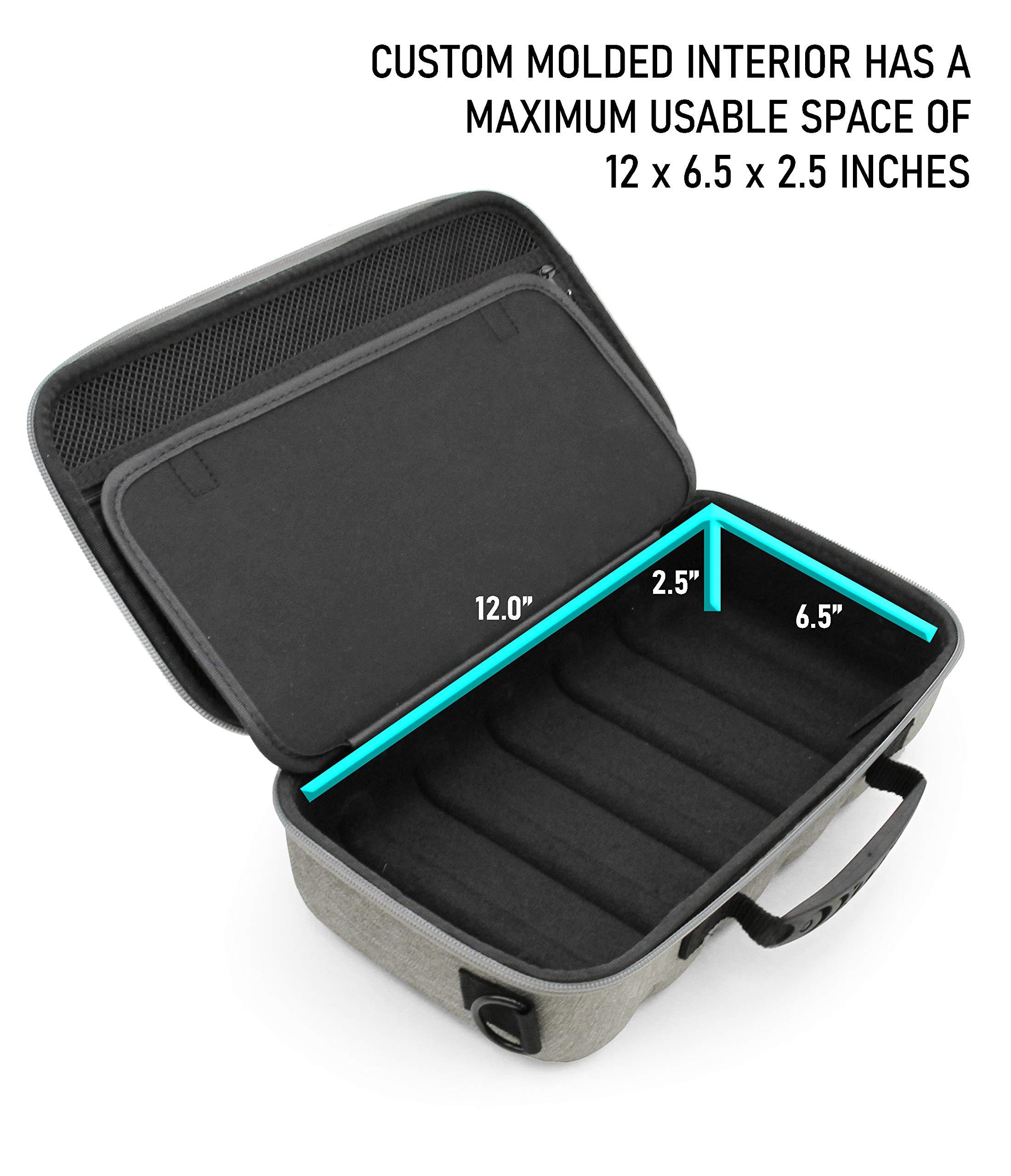 CASEMATIX CASEMATIX Hair Clipper Case Holds Three Electric Clippers, Hair Buzzers, Trimmers, T-finishers - Travel Case for Barbers, Stylist and Hair Cutting Accessories