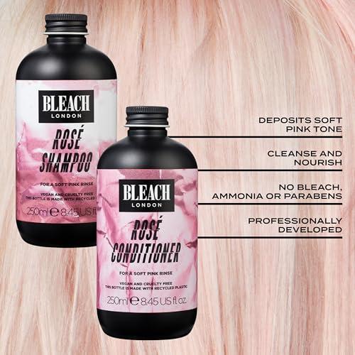 Bleach London BLEACH LONDON Rose Shampoo & Conditioner Duo 250ml