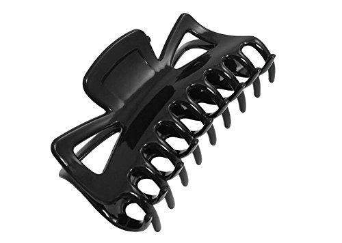 ericotry 11cm/4.4inch Large Plastic Hair Claw Banana Clips Butterfly Style Hairpin Hair Claws Grip Clip Clamp Hair Accessory for thick hair Women pack of 2