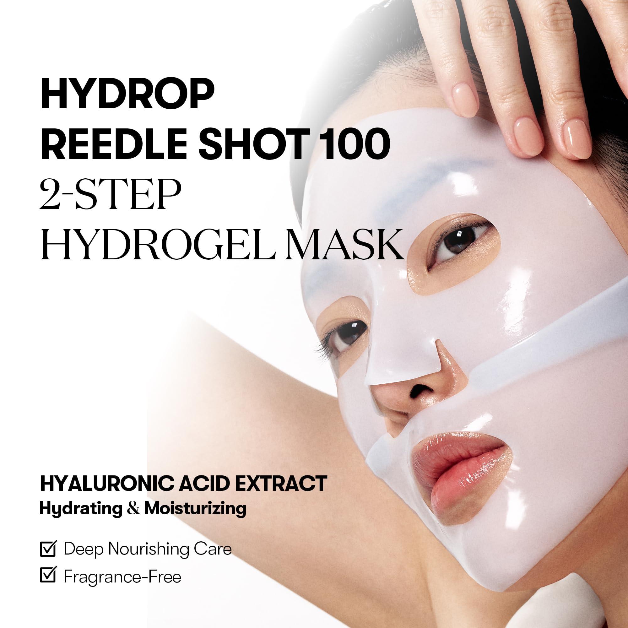 VT COSMETICS VT COSMETICS Reti-A Reedle Shot 100 2-Step Hydrogel Mask(34.5gx4ea), Intensive Tightening, Exosome Retinol, Overnight Melting Mask, Ideal for Retinol Beginners, Korean Facial Mask