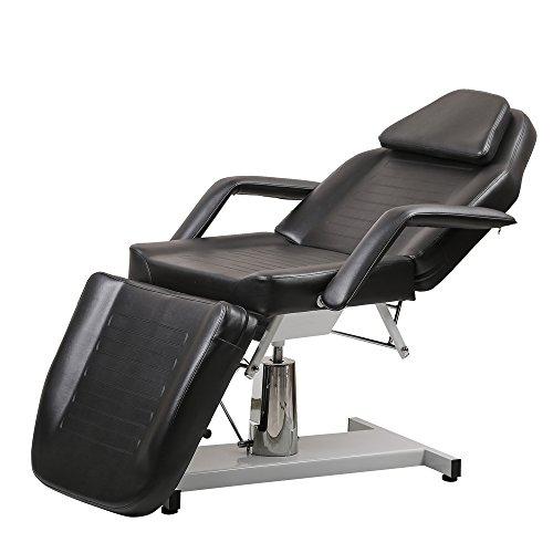 ColdBeauty New ColdBeauty Black Facial Massage Table Bed Chair Beauty Salon Equipment