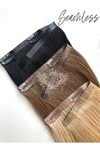 Foxy Locks Sandy Blonde - Superior 22" Seamless Clip In Human Hair Extensions 230g