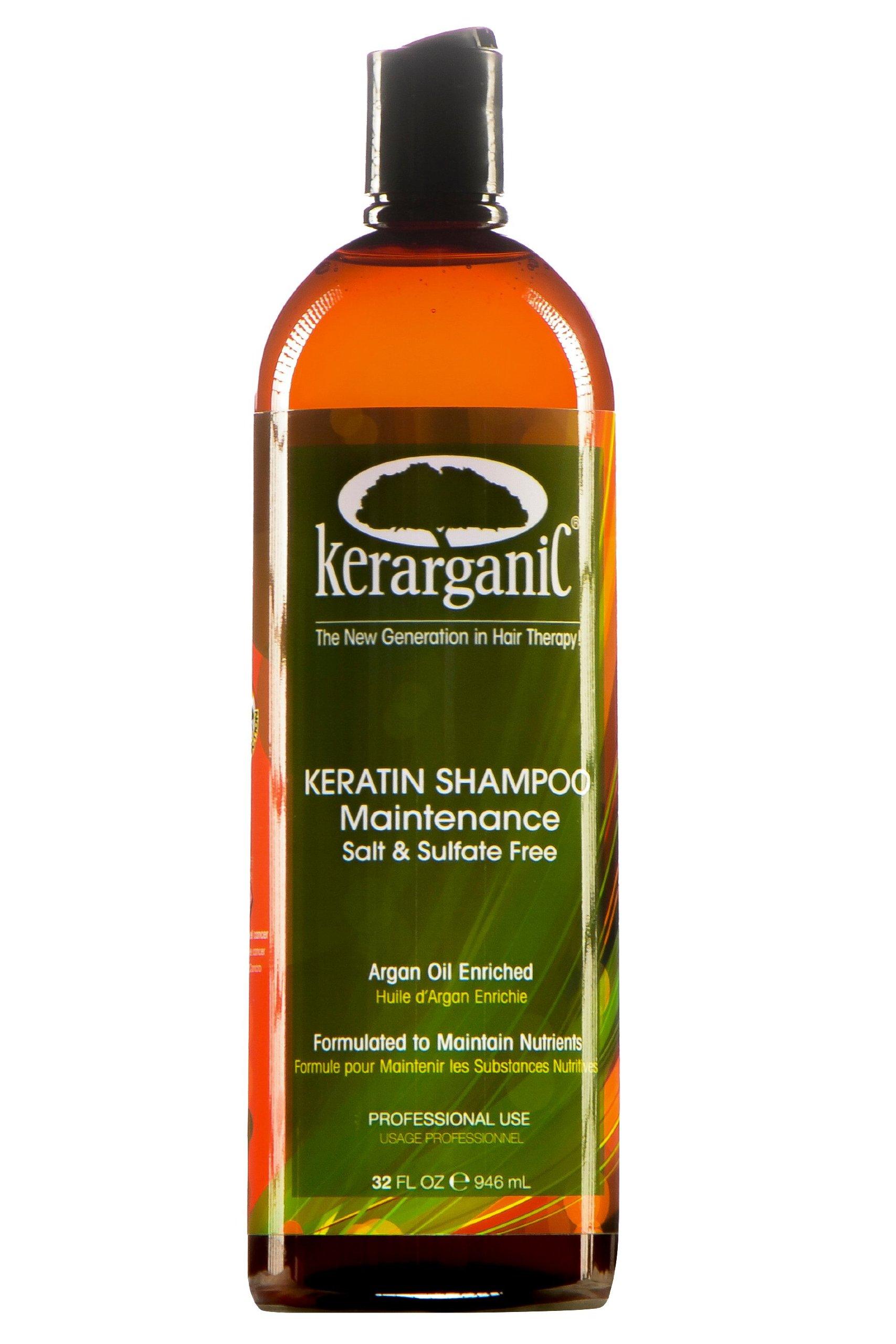 KERARGANIC ORGANIC KERATIN TREATMENT - SALT & SULFATE FREE SHAMPOO - 32oz by KERARGANIC