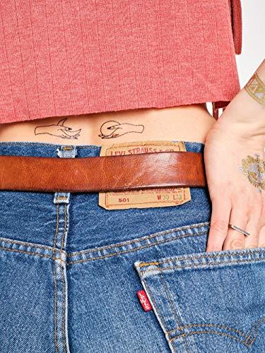 Tatsy Temporary Tattoo Set By Tatsy, The Festival Set, Shiny Glitter Gold, For Women and Men, Original, Unique Design, Cover Up, Fancy Patterns, Waterproof Tattoos, Elephant, Arrows