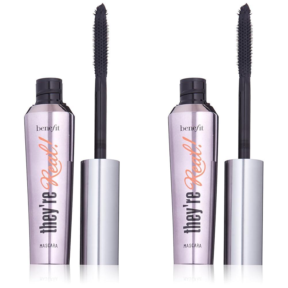 Benefit Benefit Cosmetics They\'re Real Beyond Mascara Black .3 Ounce (Pack of 2)
