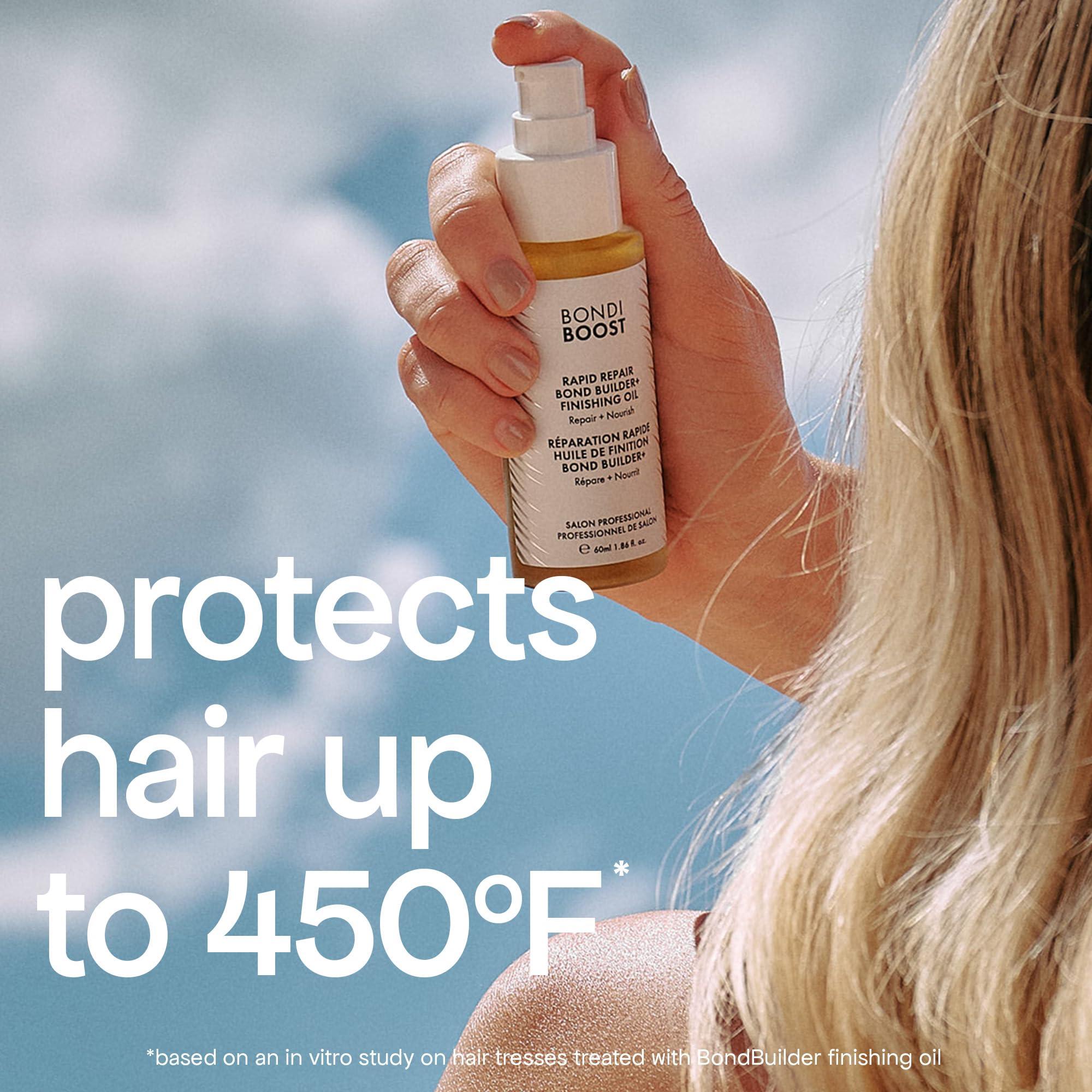 BONDIBOOST BONDIBOOST Rapid Repair Bond Builder + Finishing Oil [1.86 fl oz], Hair Oil for Damaged Hair, Strengthening & Nourishing Formula for Smoother + Healthier + Shinier Results