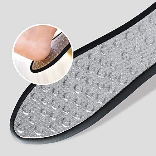 AnHua AnHua 1Pcs Double Sides Foot Rasp Heel File Hard Head Skin Callus Remover Stainless Steel instruments for Pedicure Feet Care Tool (Black)