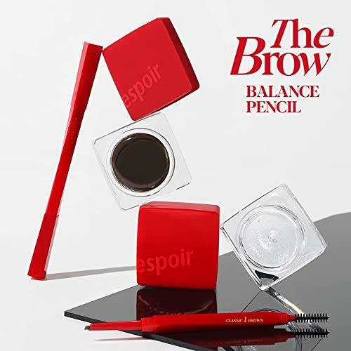 Espoir ESPOIR The Brow Balance Pencil #2 Cool Gray | Eye Brow Pencil that's Natural and Easy to Draw without Clumping | A Detailed and Rich Eyebrow Texture | Korean Makeup