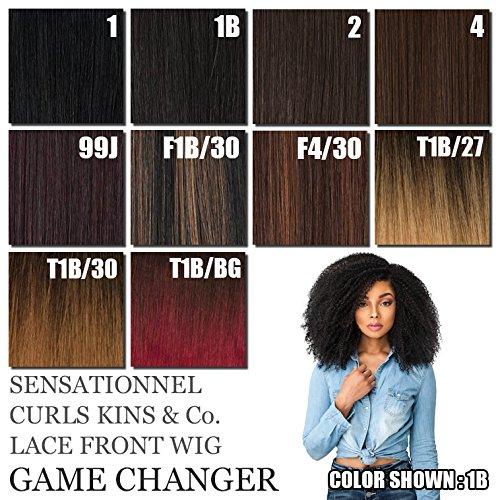 Sensationnel Sensationnel Curls kinksandco lace wig - the game changer wide lace part wig with natural preplucked hairline for natural 3c to 4c hair textures (4 MEDBROWN)