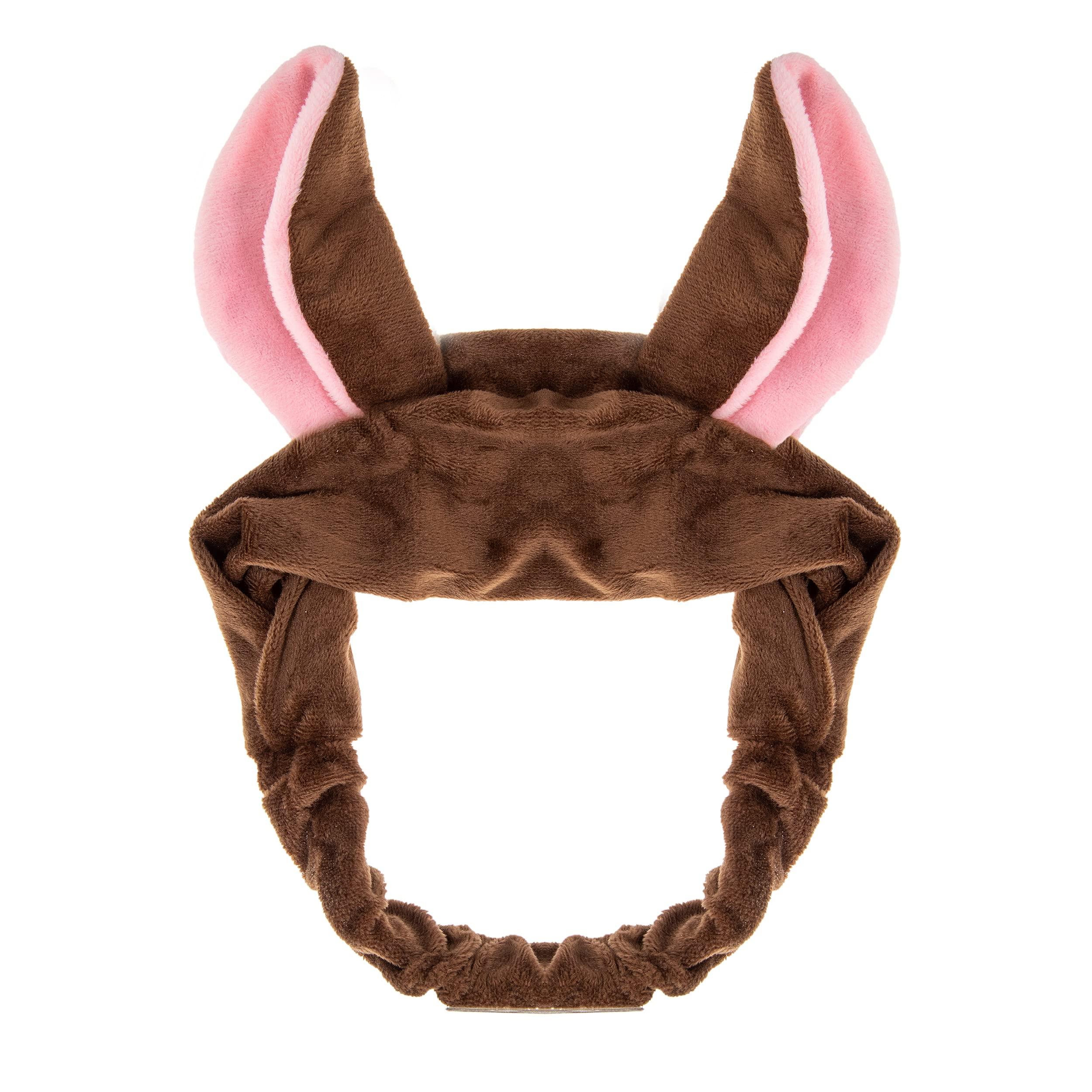 MAD Beauty MAD Beauty Disney Make-Up Headband, Elasticated, Keeps Hair Neatly Tucked Away Out of Face, Comfortable, Soft, Use While Doing Make-Up, Applying Creams, or Face Masks (Bambi)